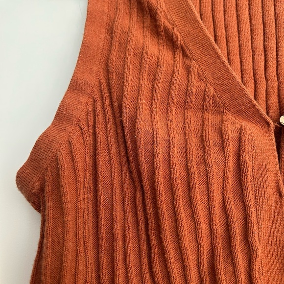 Free People Ribbed Tank Top - Rust - Picture 2 of 5